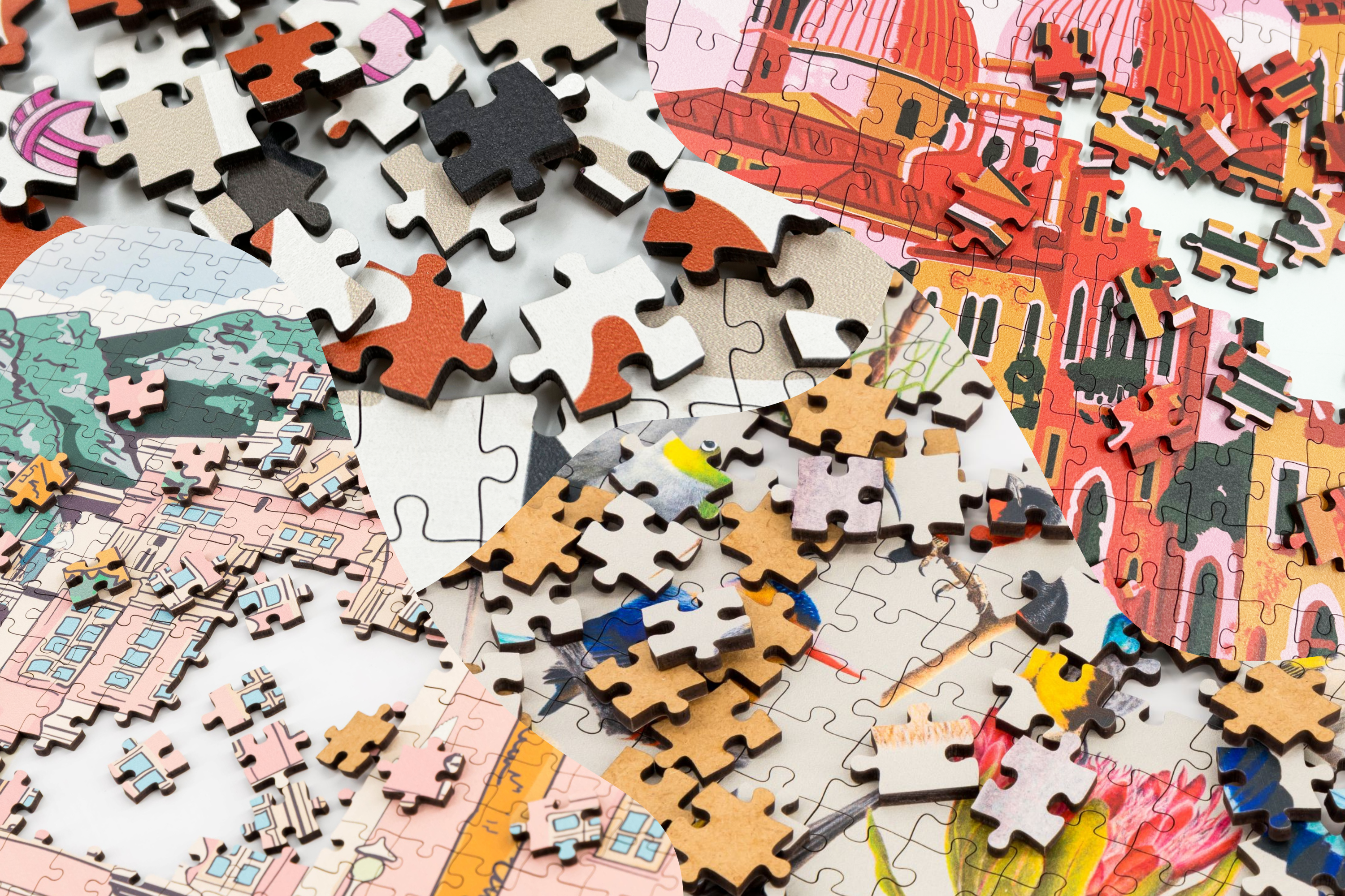 Luxury wooden puzzles of beautiful artworks and photographs. A fun activity, heirloom and even artwork.