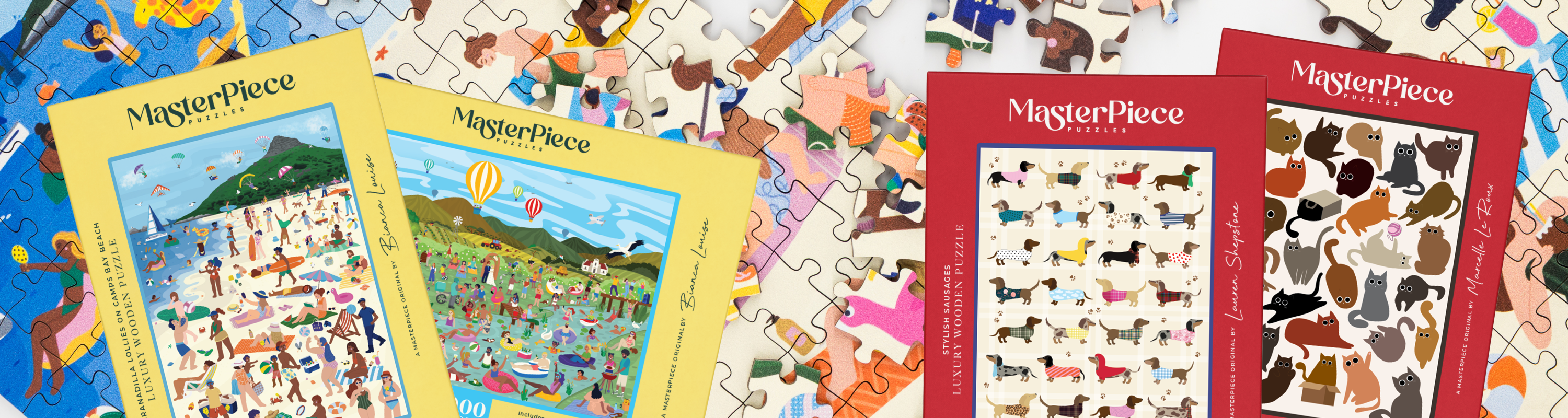 Luxury wooden puzzles of unique MasterPiece original artworks found nowhere else. A fun activity, heirloom and even artwork.