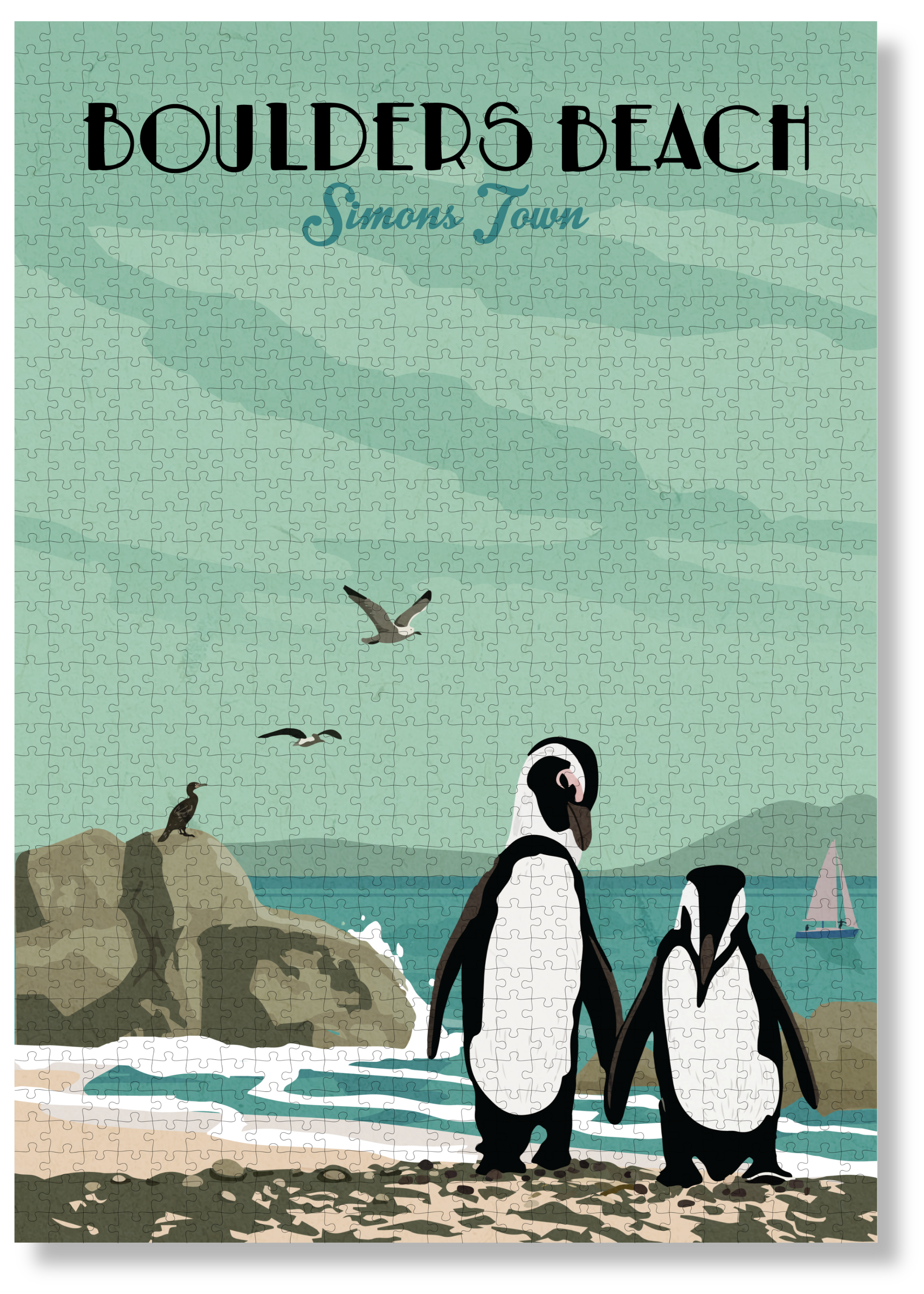 Boulders Beach By Roam Travel Poster Co.
