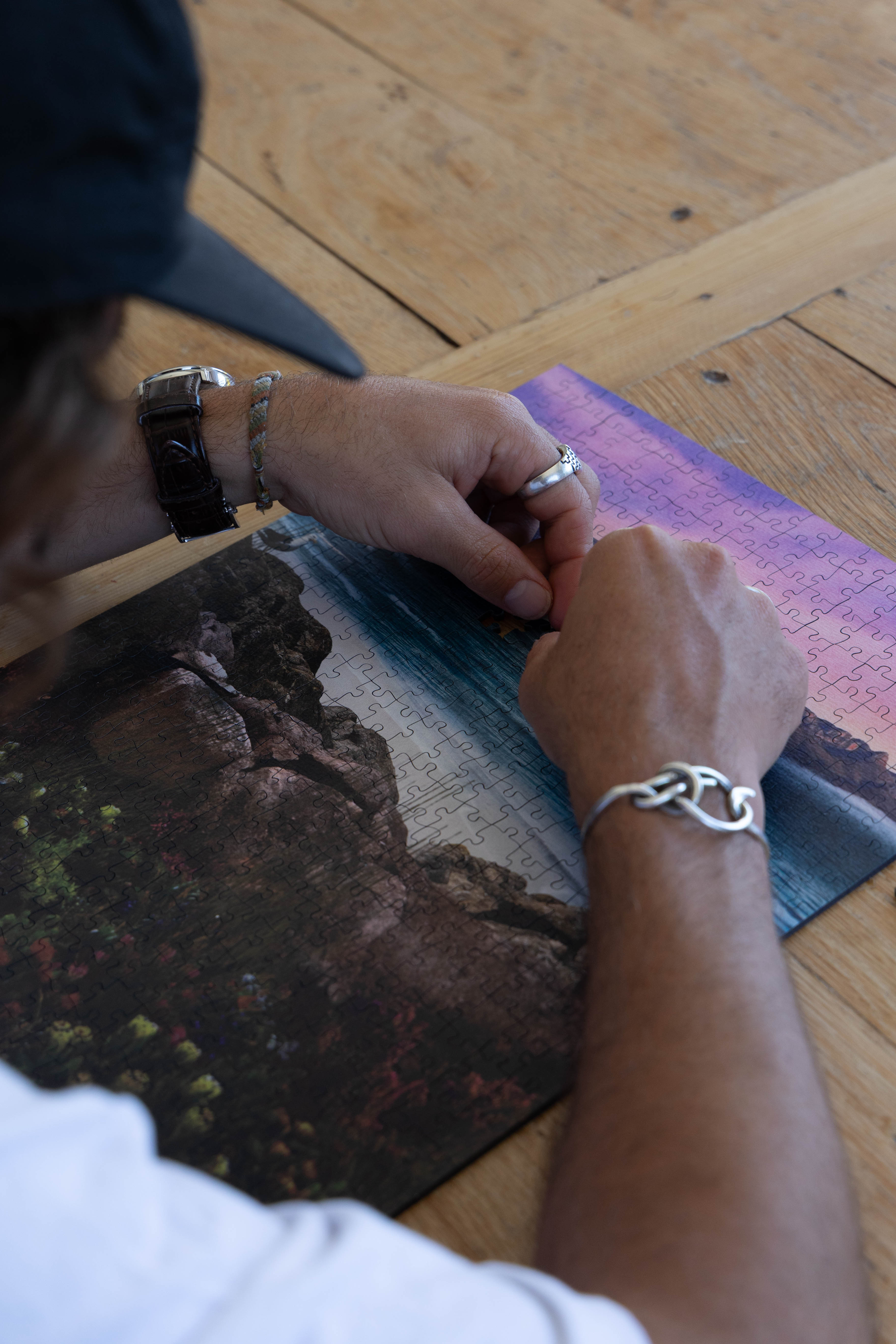 Table Mountain is a MasterPiece wooden jigsaw puzzle from the African Odyssey poster series designed to showcase Africa’s most iconic natural wonders. This design captures the iconic flat-topped mountain overlooking Cape Town, South Africa. Precision-cut from 3mm thick wood and expertly printed, our MasterPiece puzzles offer a tactile and satisfying puzzling experience like no other. They are perfect for art lovers, nature enthusiasts and anyone looking for a thoughtful gift.