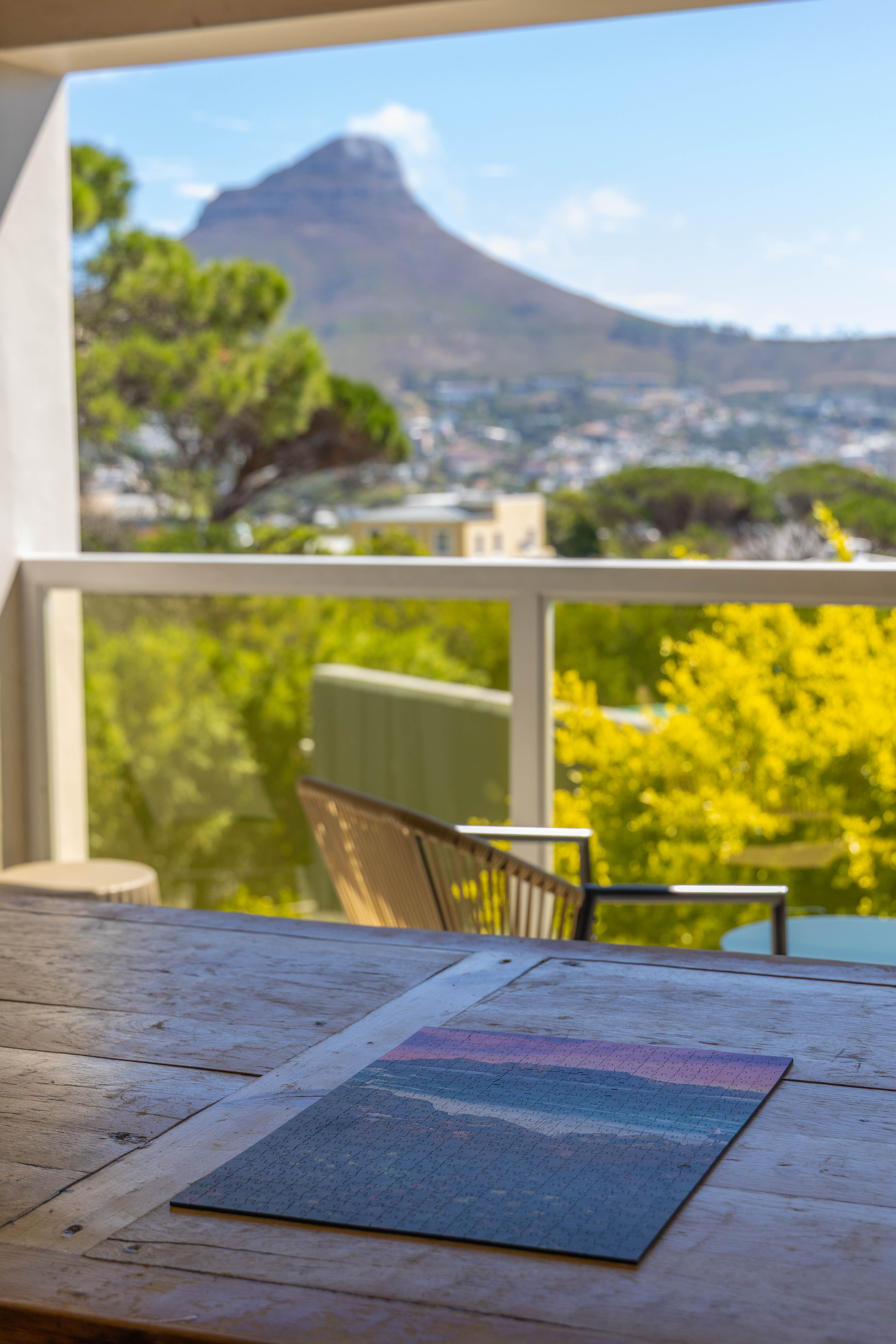 Table Mountain is a MasterPiece wooden jigsaw puzzle from the African Odyssey poster series designed to showcase Africa’s most iconic natural wonders. This design captures the iconic flat-topped mountain overlooking Cape Town, South Africa. Precision-cut from 3mm thick wood and expertly printed, our MasterPiece puzzles offer a tactile and satisfying puzzling experience like no other. They are perfect for art lovers, nature enthusiasts and anyone looking for a thoughtful gift.