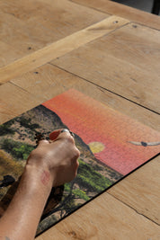 Kruger National Park is a MasterPiece wooden jigsaw puzzle from the African Odyssey poster series designed to showcase Africa’s most iconic natural wonders. 
Precision-cut from 3mm thick wood and expertly printed, our MasterPiece puzzles offer a tactile and satisfying puzzling experience like no other. They are perfect for art lovers, nature enthusiasts and anyone looking for a thoughtful gift.