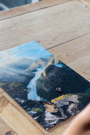 Blyde River Canyon is a MasterPiece wooden jigsaw puzzle from the African Odyssey poster series. Precision-cut from 3mm thick wood and expertly printed, our MasterPiece puzzles offer a tactile and satisfying puzzling experience like no other. They are perfect for art lovers, nature enthusiasts and anyone looking for a thoughtful gift.
