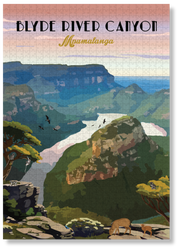 Blyde River Canyon by Roam Travel Poster Co.