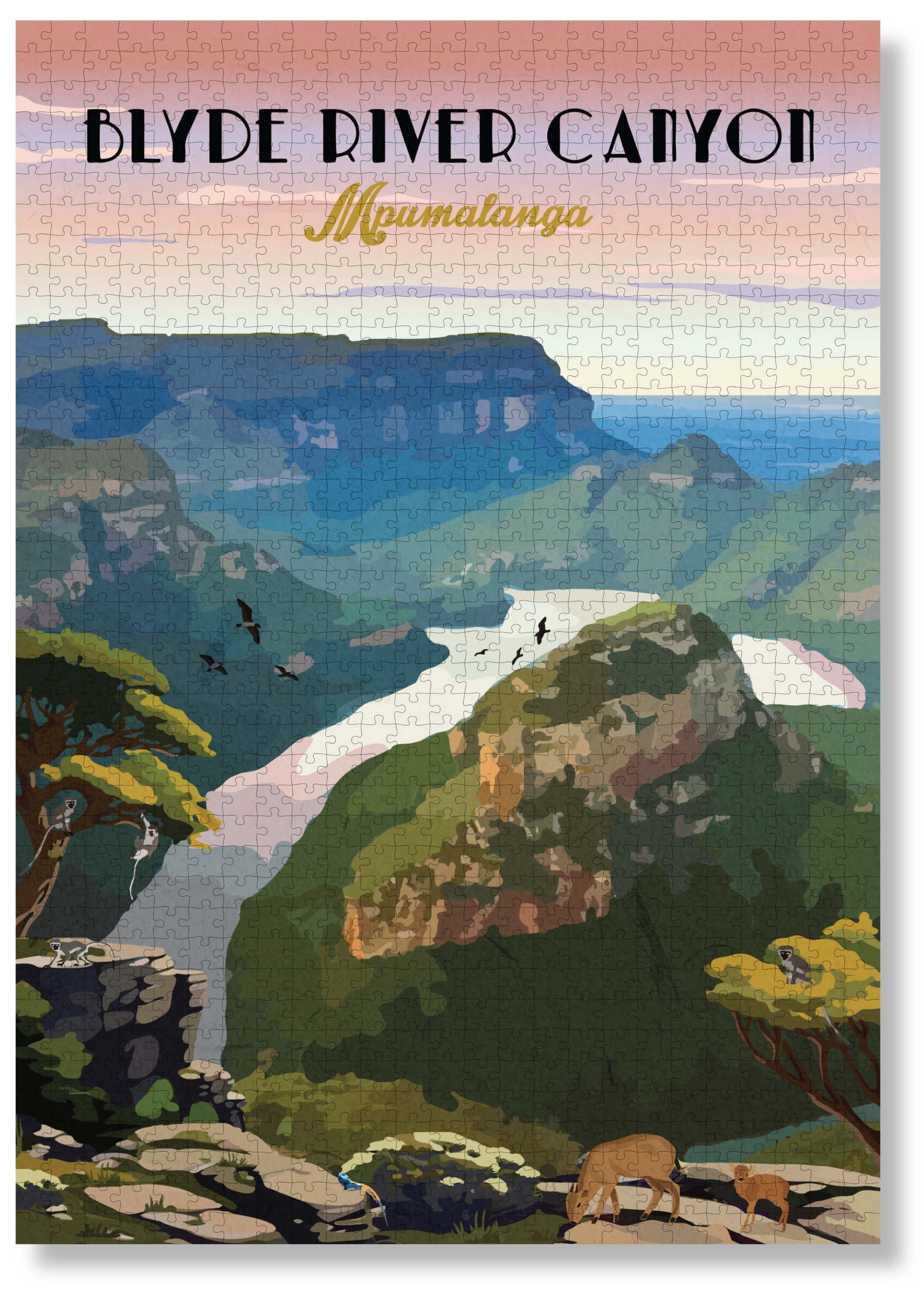 Blyde River Canyon by Roam Travel Poster Co.