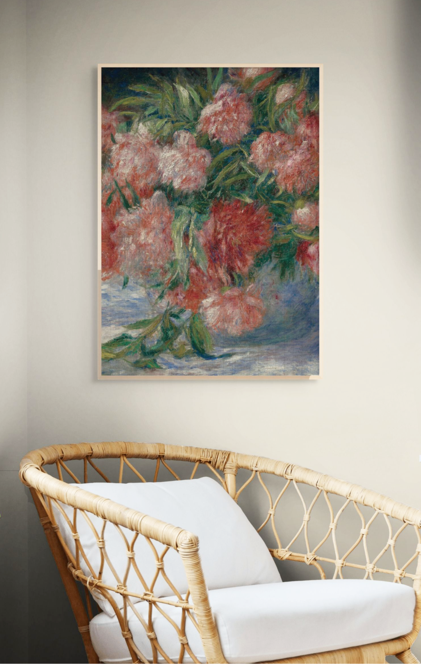 Peonies, ca. 1880 by Renoir