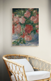 Peonies, ca. 1880 by Renoir
