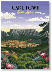 Cape Town by Roam Travel Poster Co.