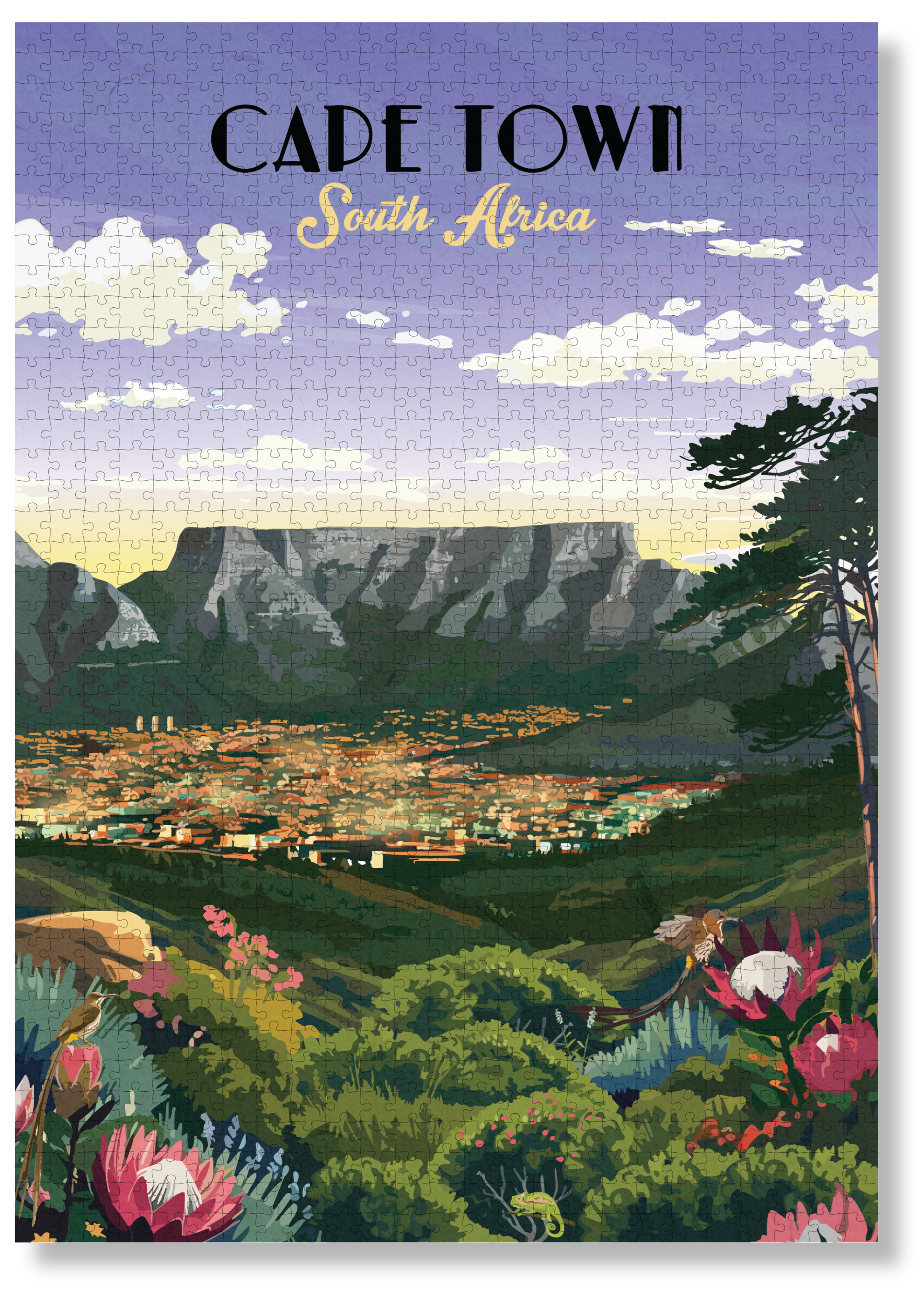 Cape Town by Roam Travel Poster Co.