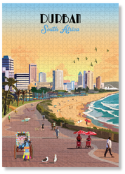 Durban by Roam Travel Poster Co.
