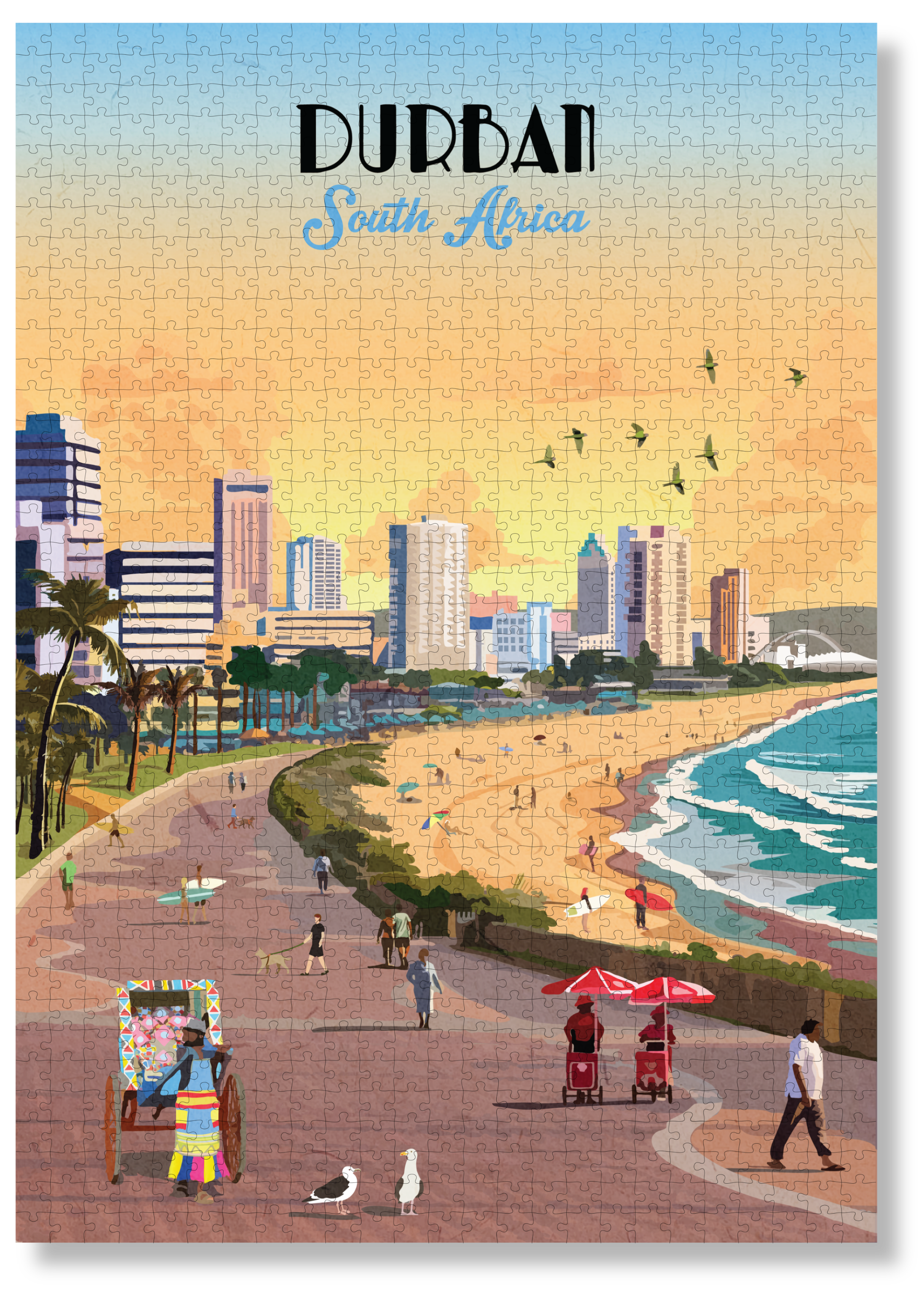 Durban by Roam Travel Poster Co.