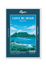 Table Mountain Night by Roam Travel Poster Co.