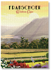 Franschhoek by Roam Travel Poster Co.