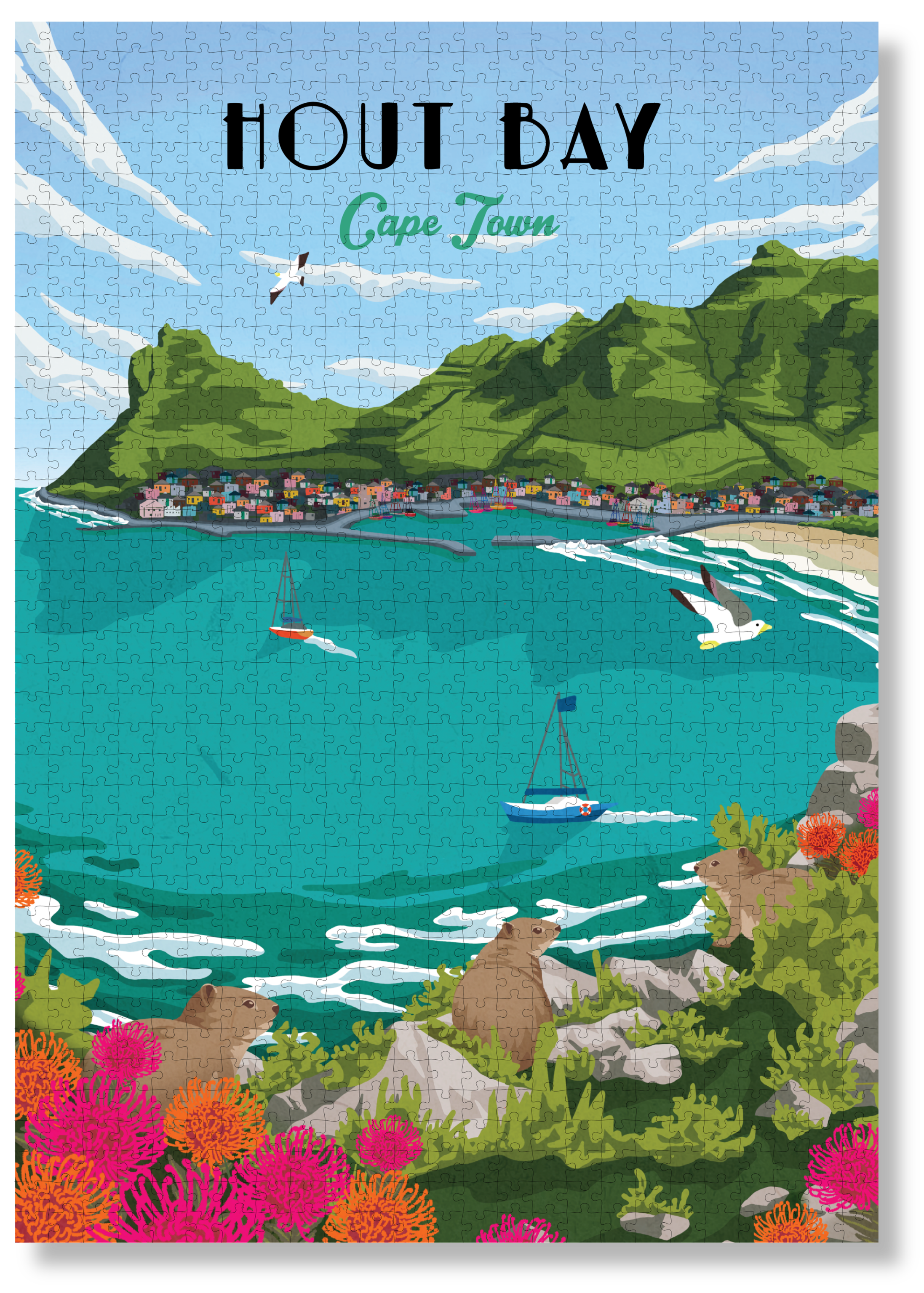 Hout Bay Day By Roam Travel Poster Co.