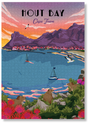 Hout Bay Sunset By Roam Travel Poster Co.