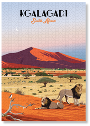 Kgalagadi By Roam Travel Poster Co.