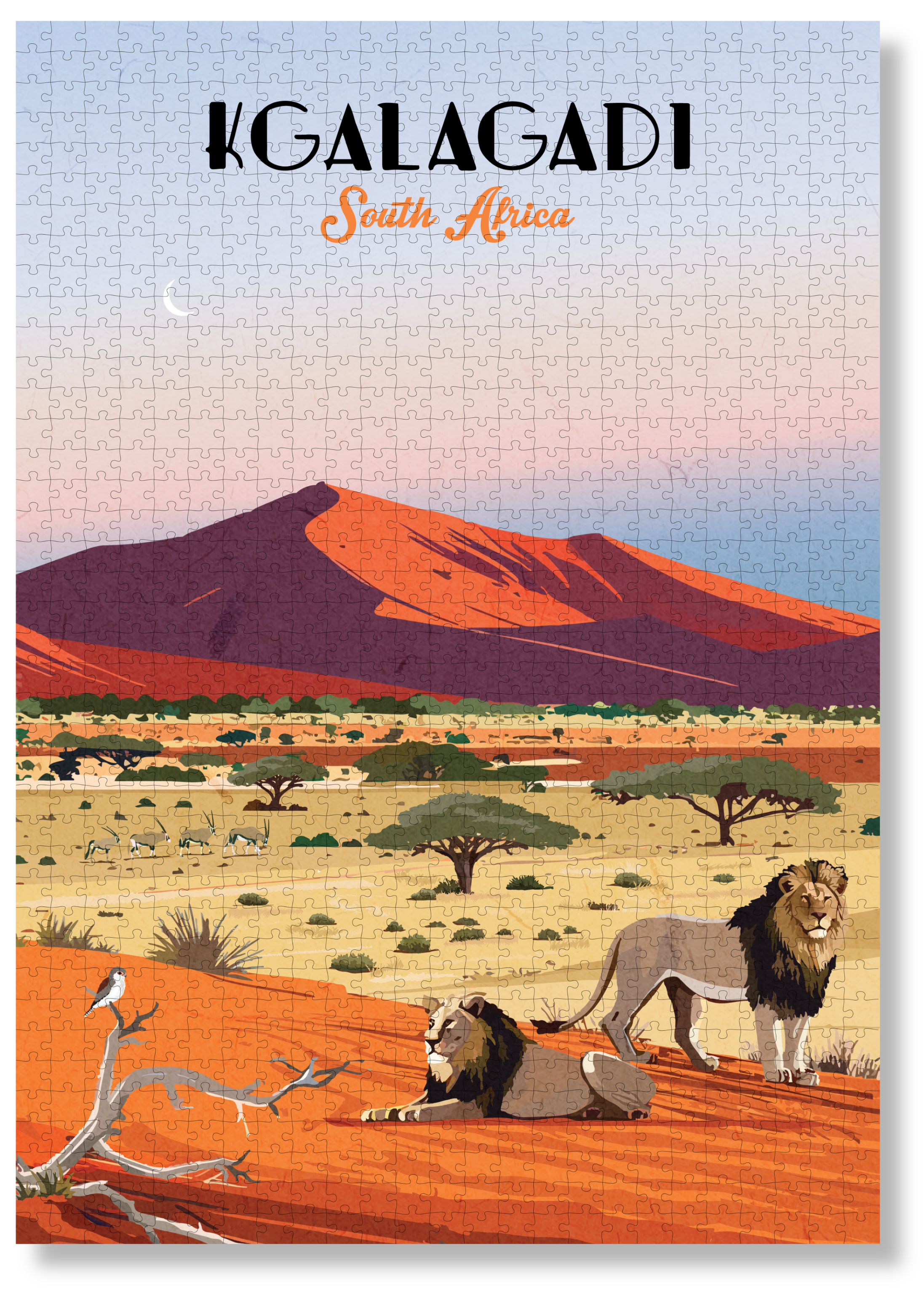Kgalagadi By Roam Travel Poster Co.