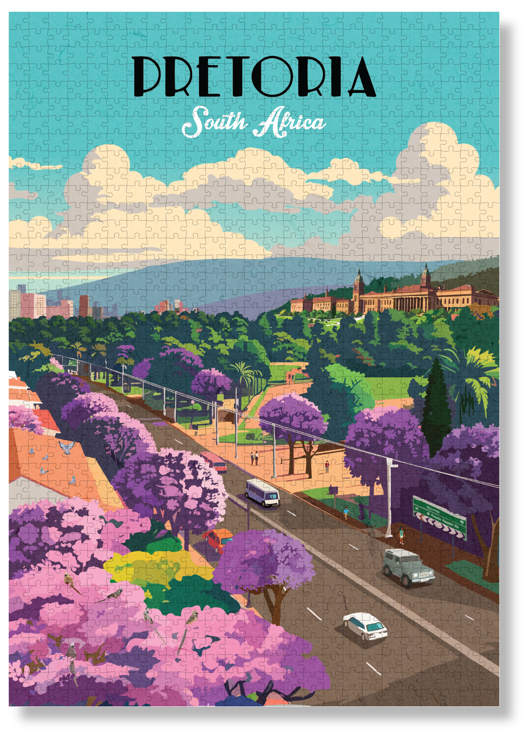 Pretoria by Roam Travel Poster Co.
