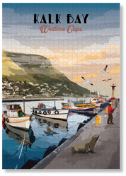 Kalk Bay By Roam Travel Poster Co.