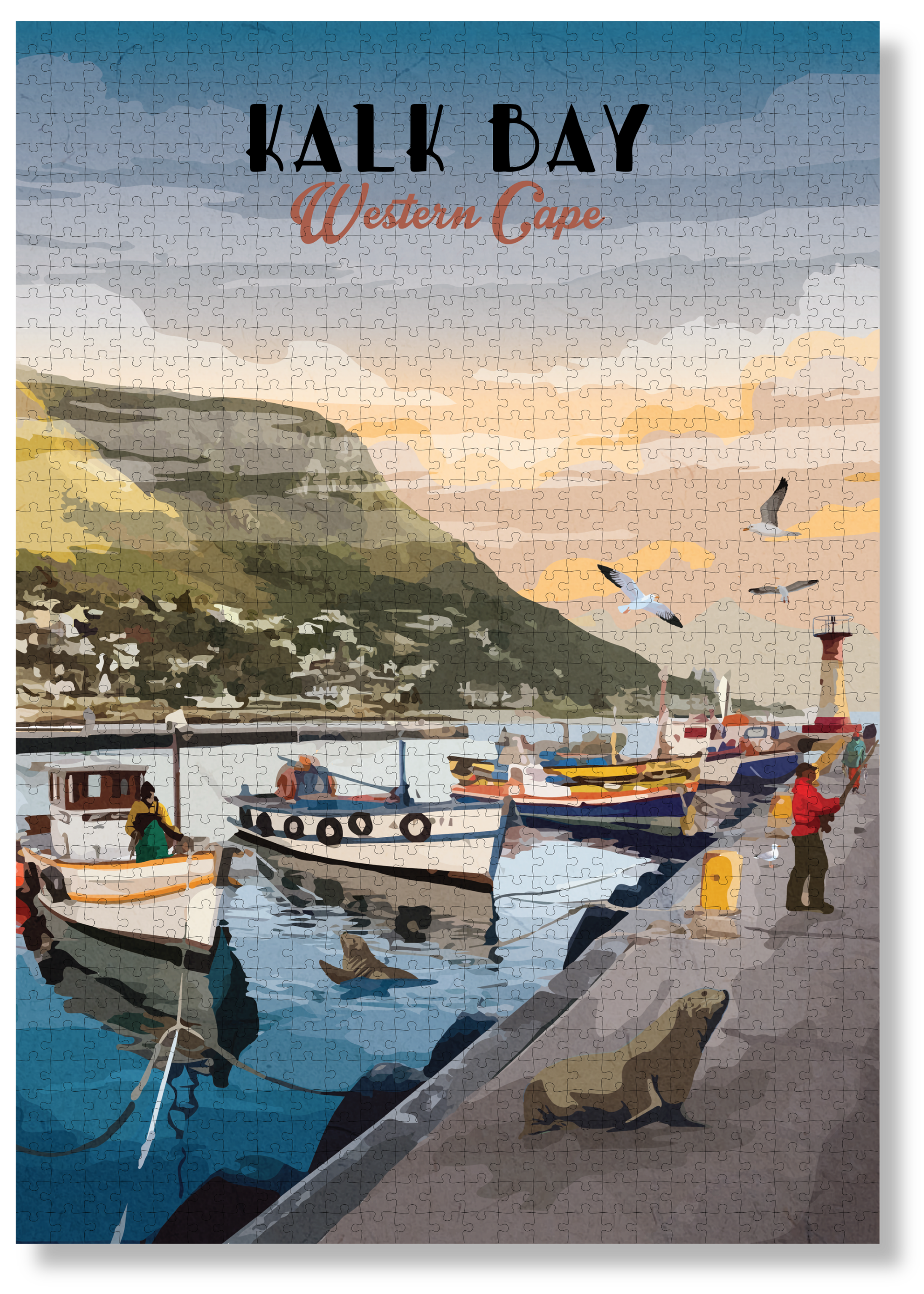 Kalk Bay By Roam Travel Poster Co.