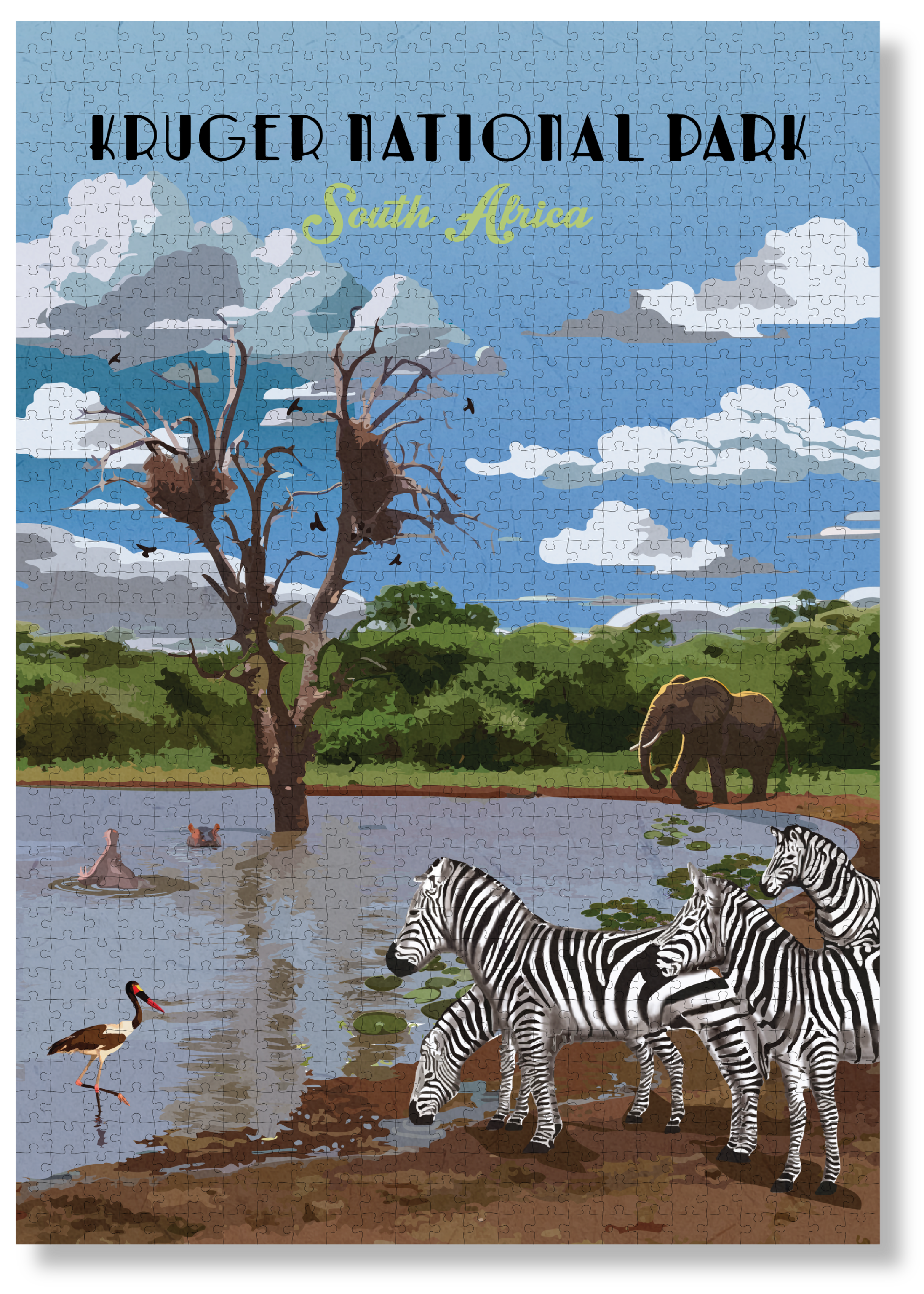 Kruger National Park By Roam Travel Poster Co.