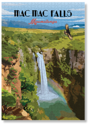 Mac Mac Falls by Roam Travel Poster Co.