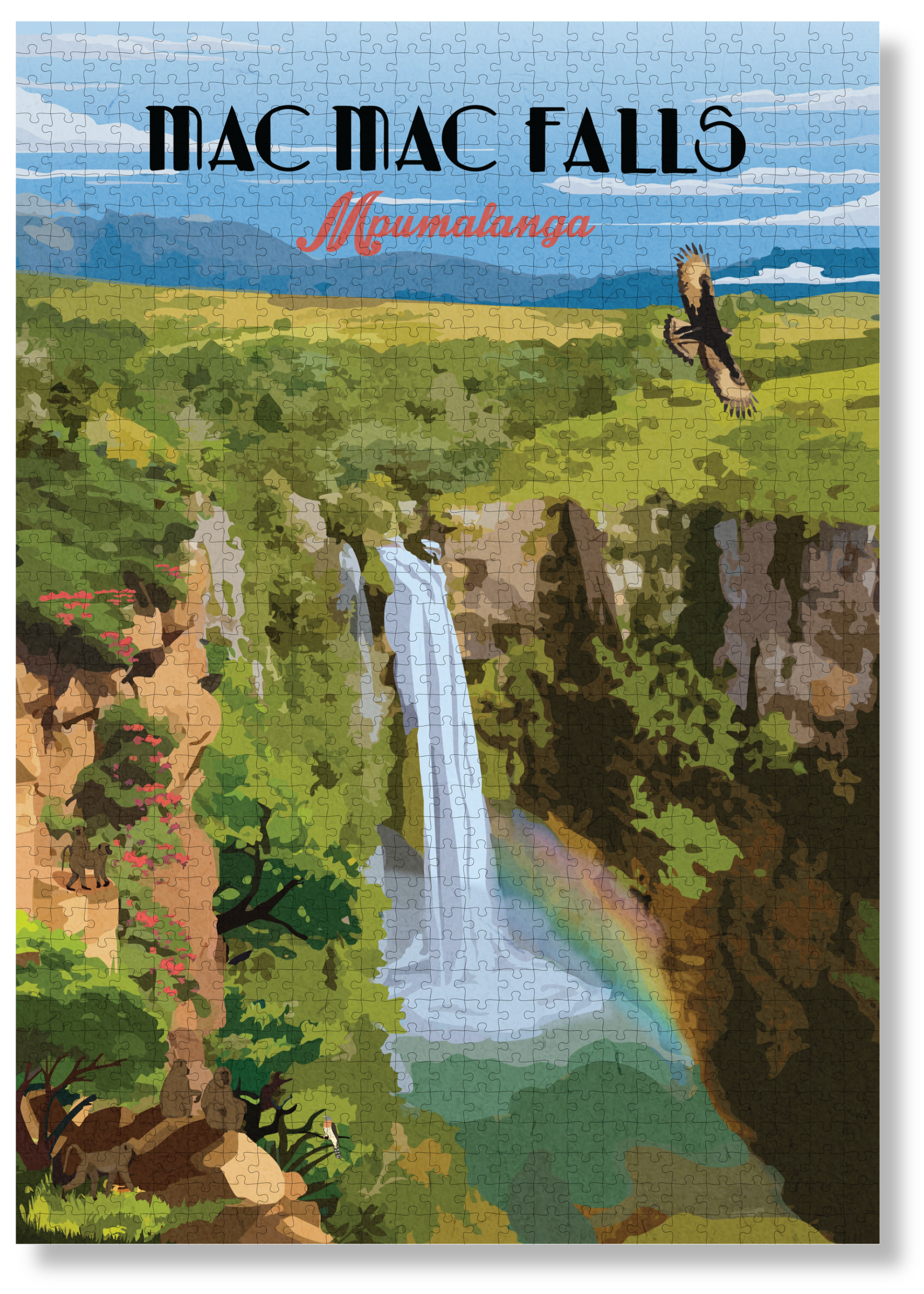 Mac Mac Falls by Roam Travel Poster Co.