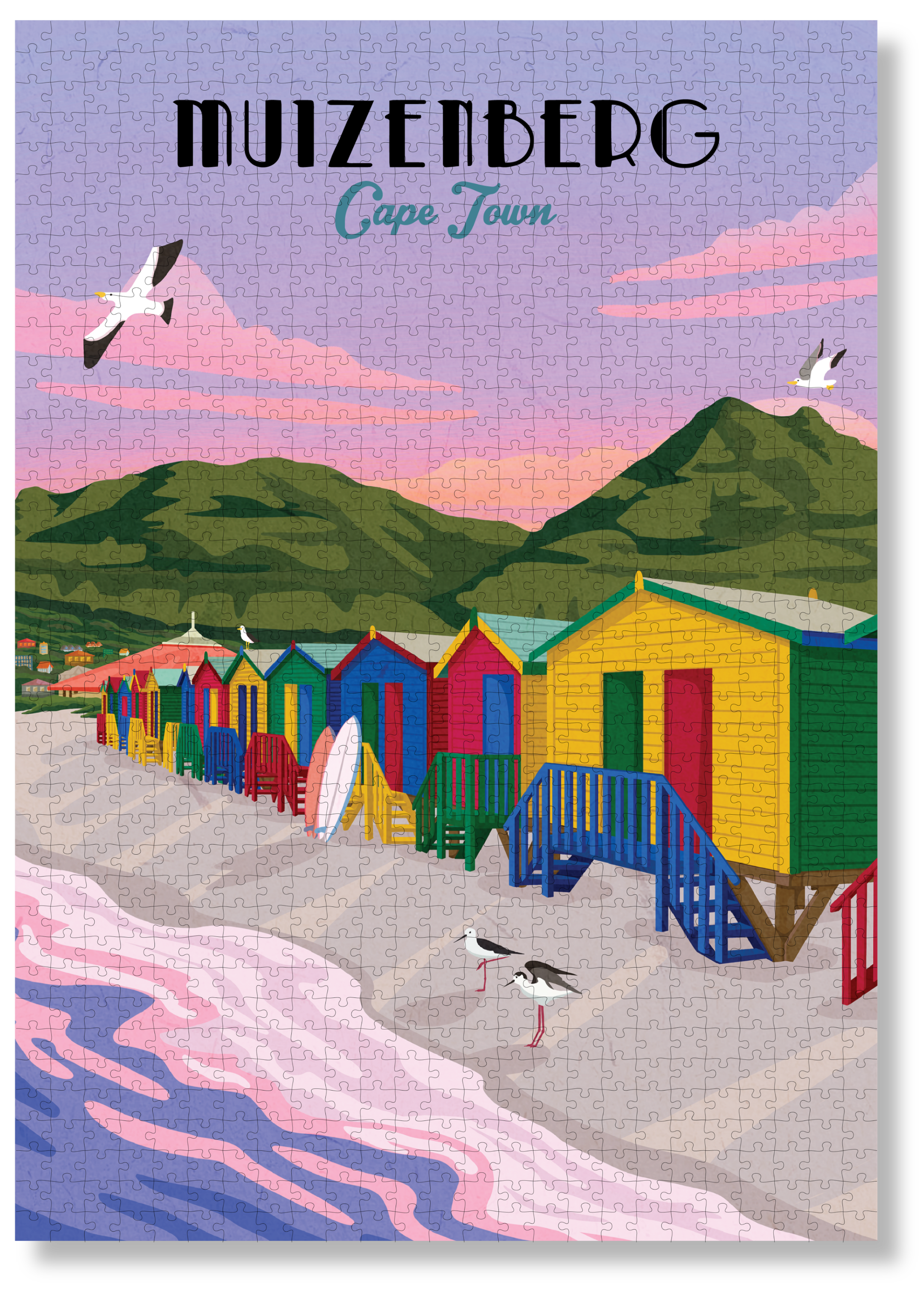 Muizenberg By Roam Travel Poster Co.