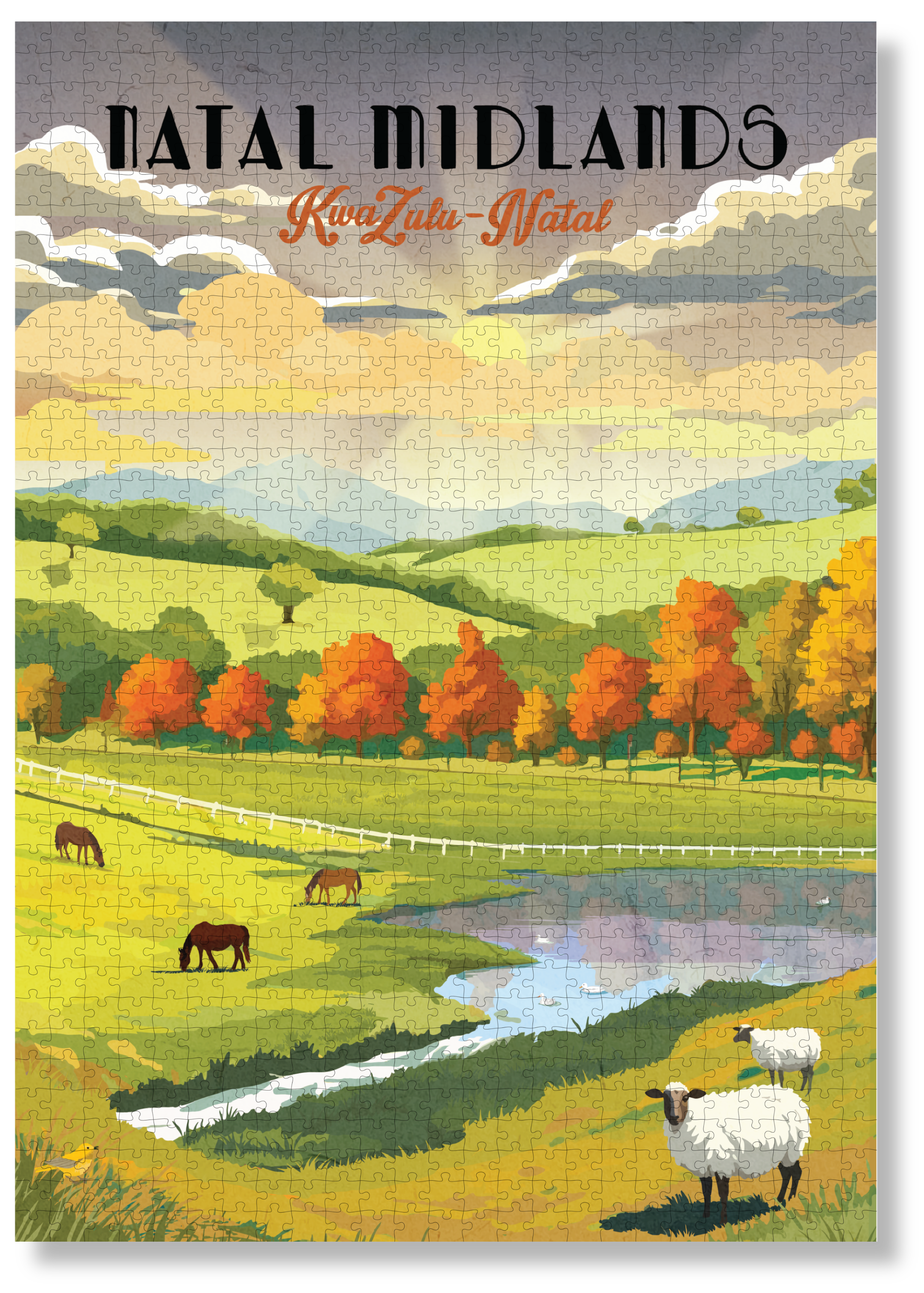 Natal Midlands By Roam Travel Poster Co.