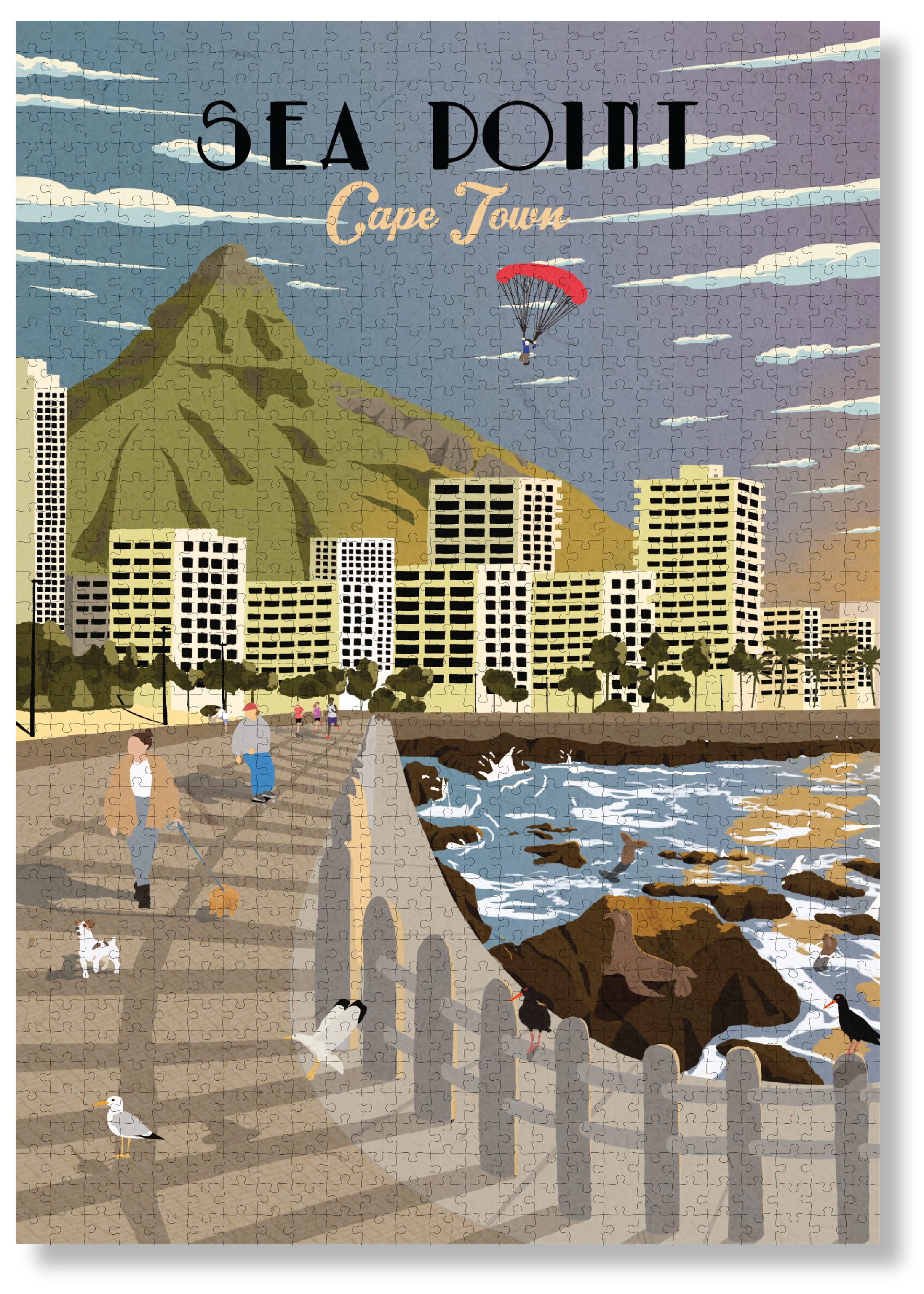 Sea Point by Roam Travel Poster Co.