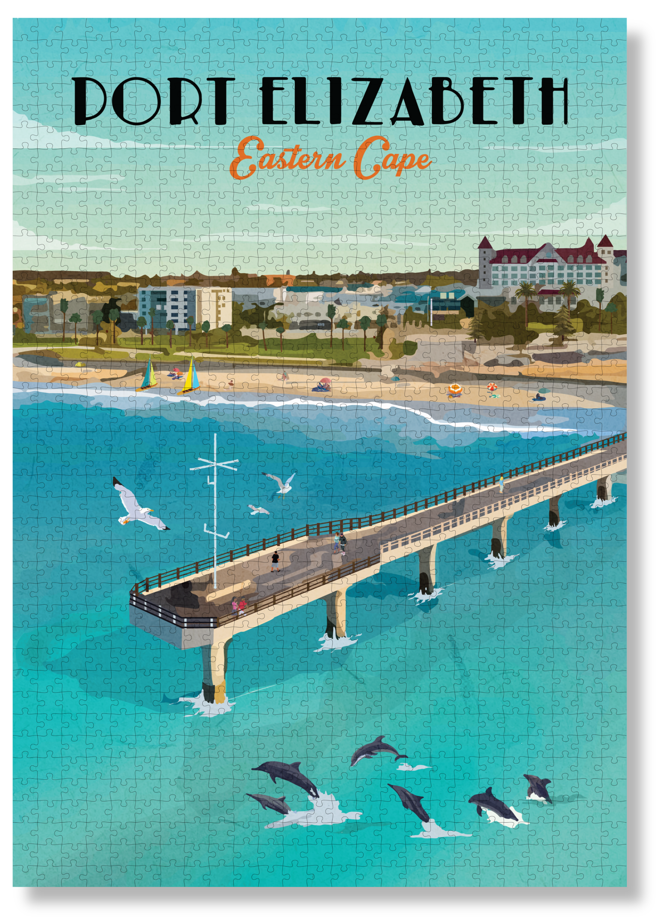 Port Elizabeth By Roam Travel Poster Co.