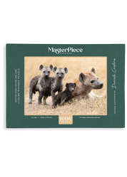 Spotted Hyena Mother And Cubs