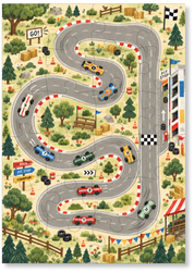 Race Day Kids Puzzle