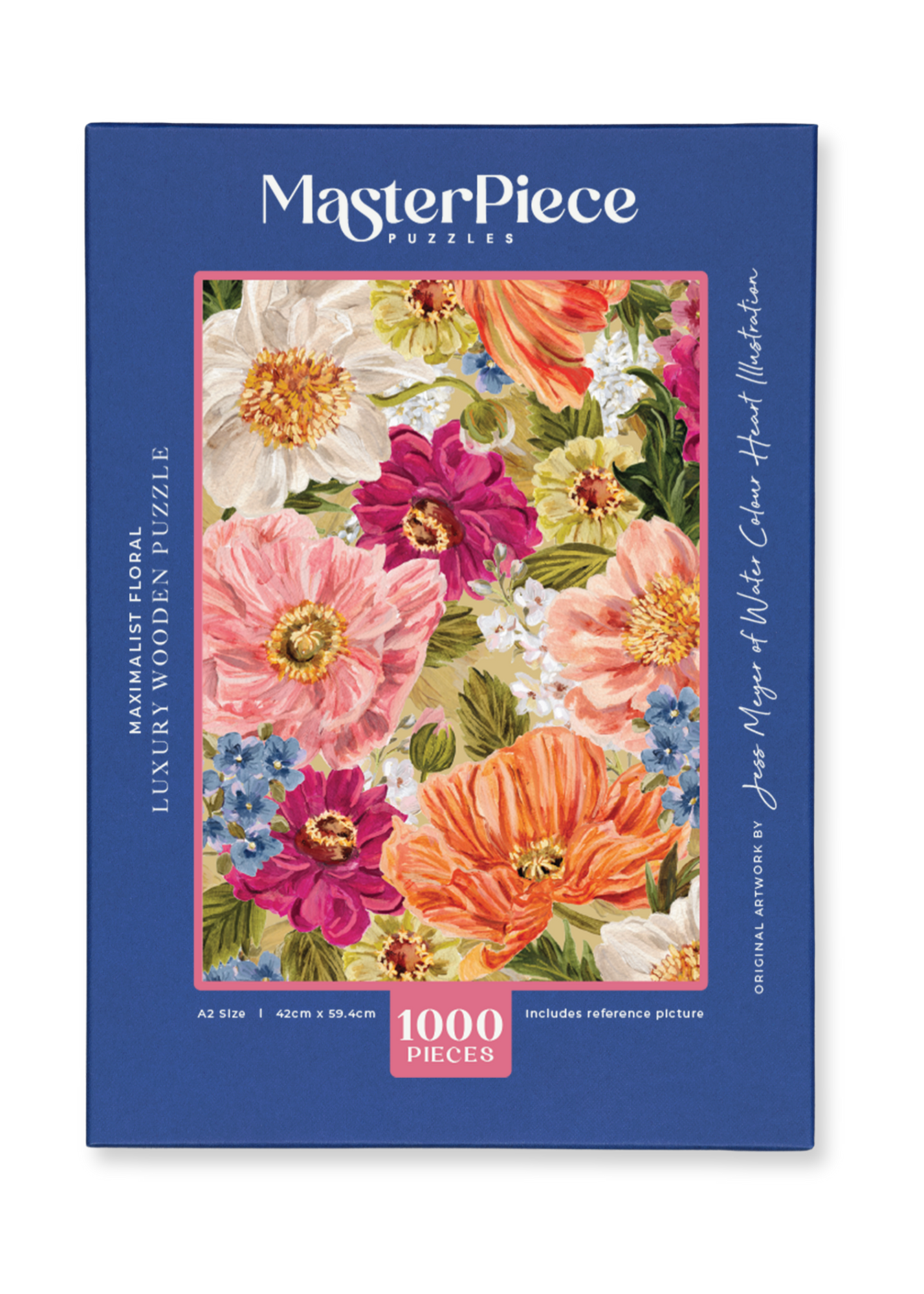 Maximalist Floral by Jess Meyer of Watercolour Heart Illustration