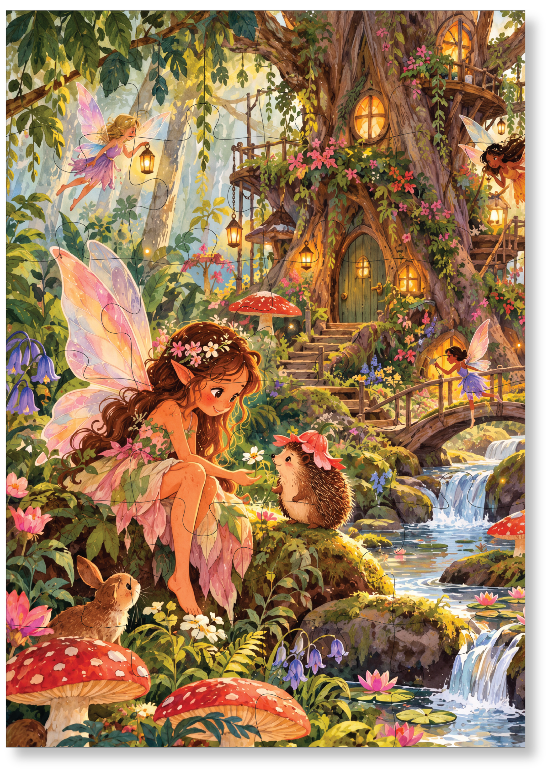 The Fairy Village Kids Puzzle