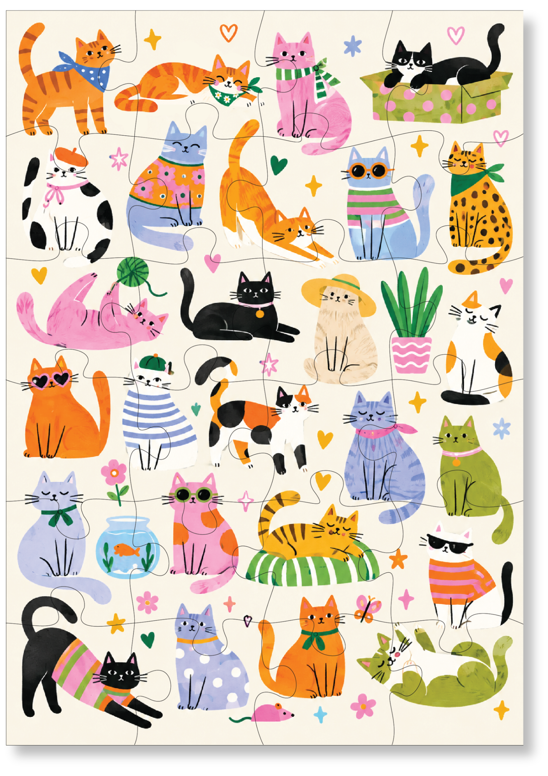 Cool Cats Kids Puzzle