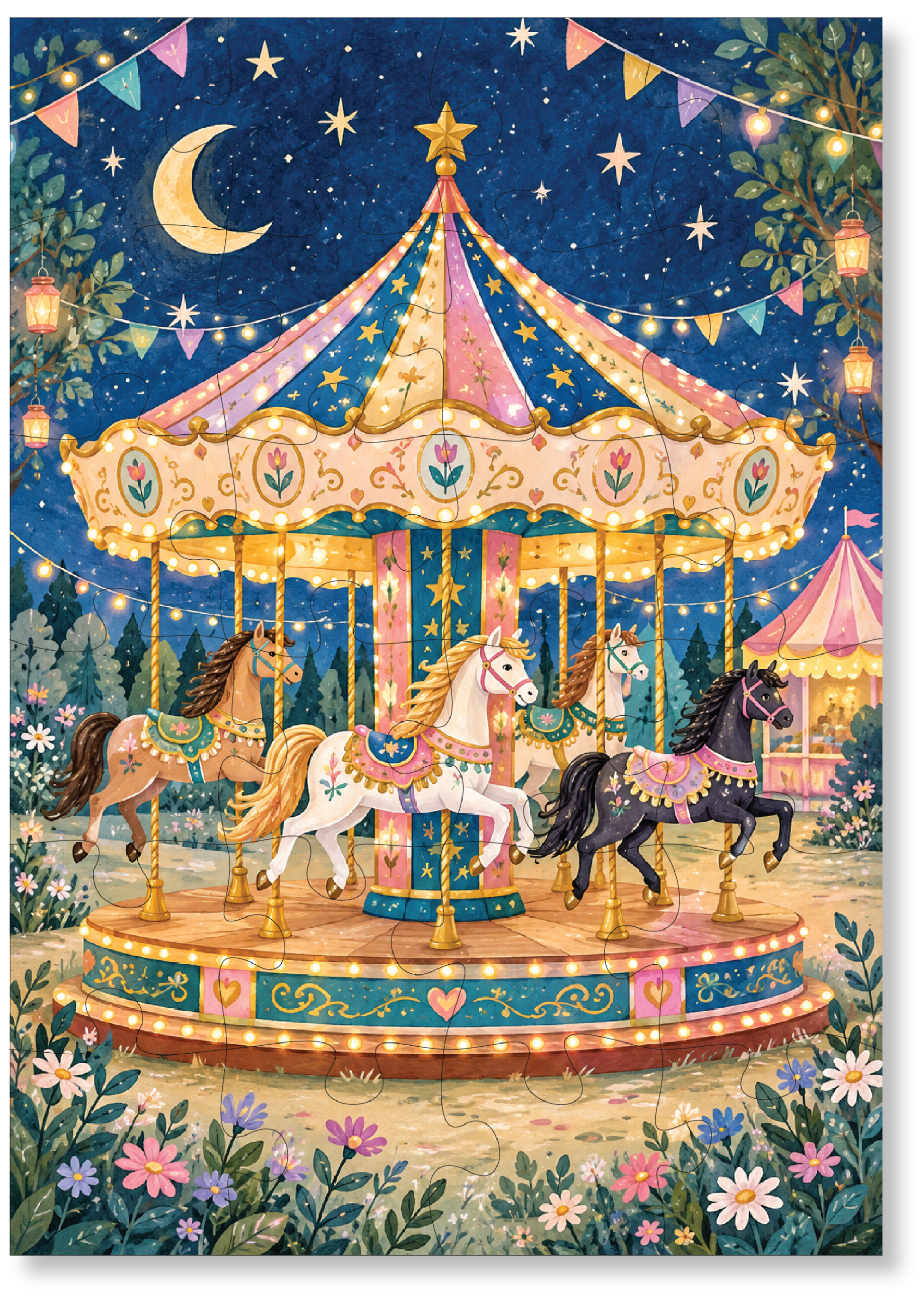 The Starlight Carousel Kids Puzzle