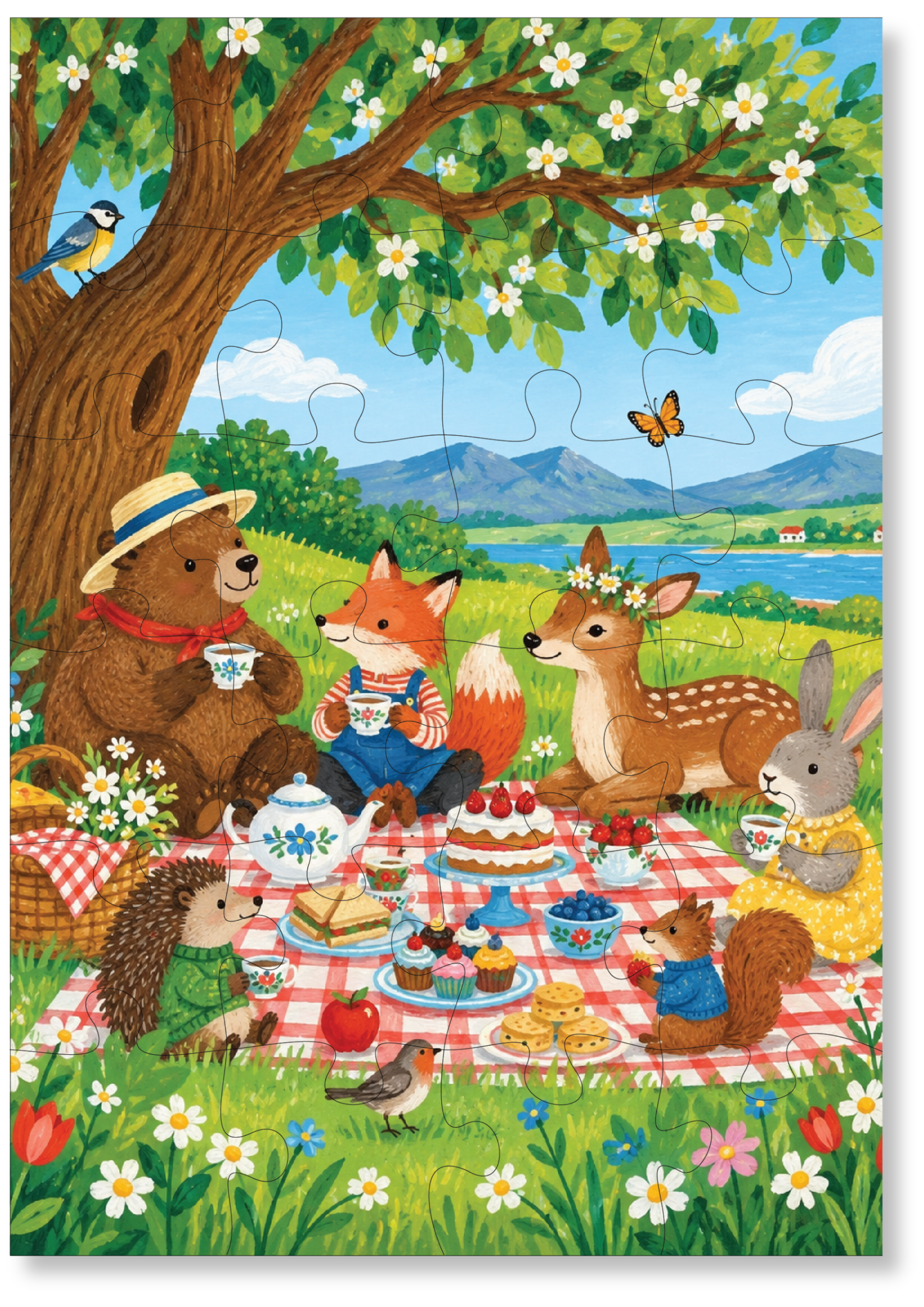 Picnic in the Meadow Kids Puzzle