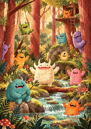 Little Monsters Kids Puzzle