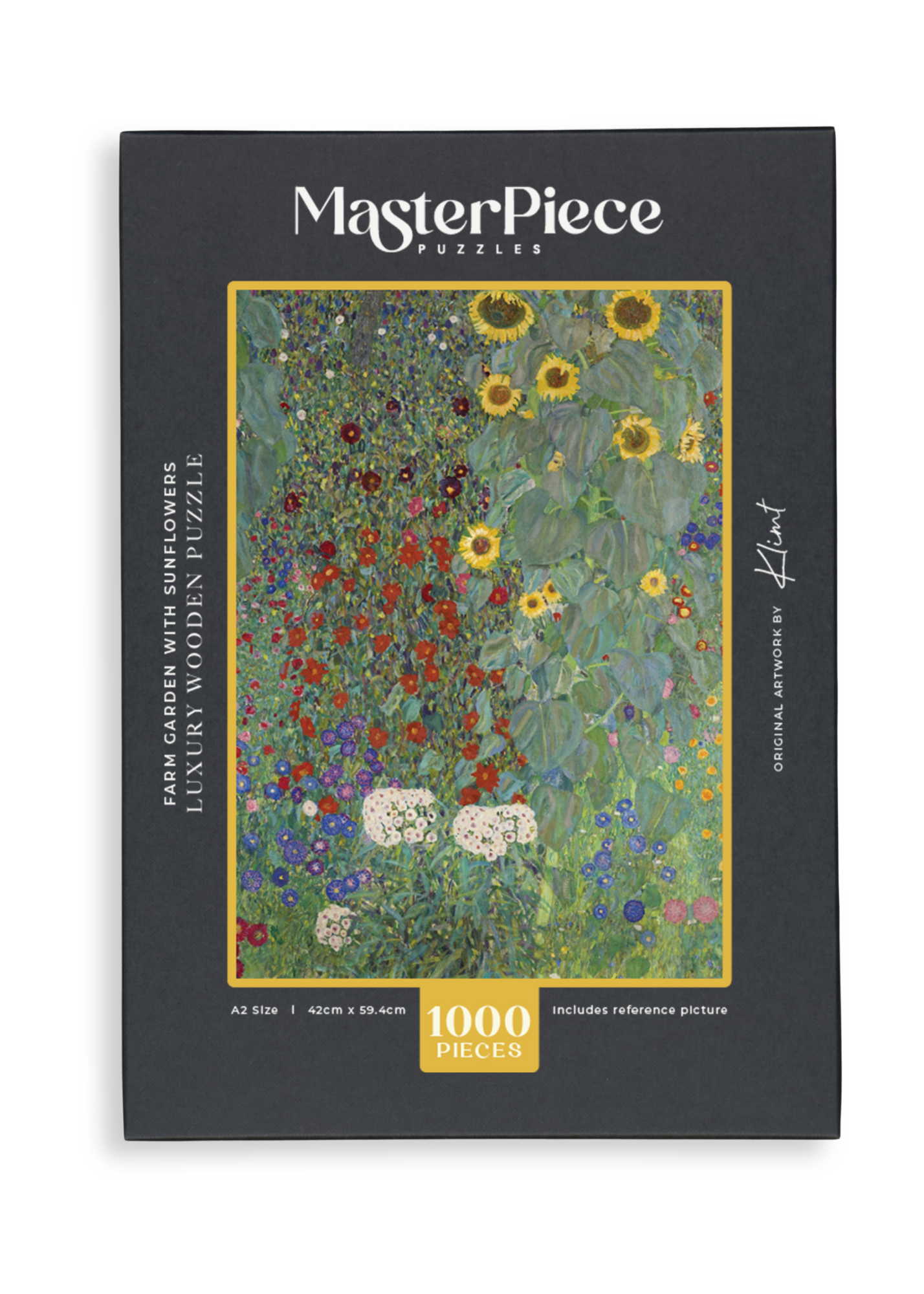 Farm Garden with Sunflowers by Klimt