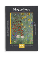 Farm Garden with Sunflowers by Klimt