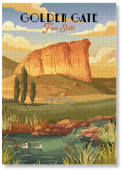 Golden Gate by Roam Travel Poster Co.