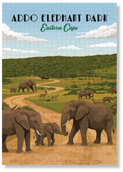 Addo Elephant Park By Roam Travel Poster Co.