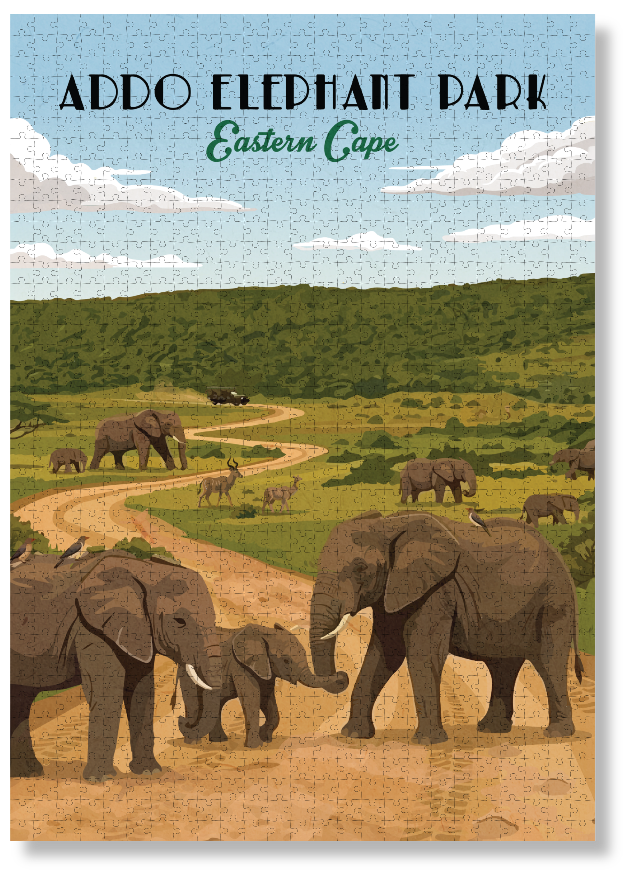 Addo Elephant Park Roam Travel Poster Co.