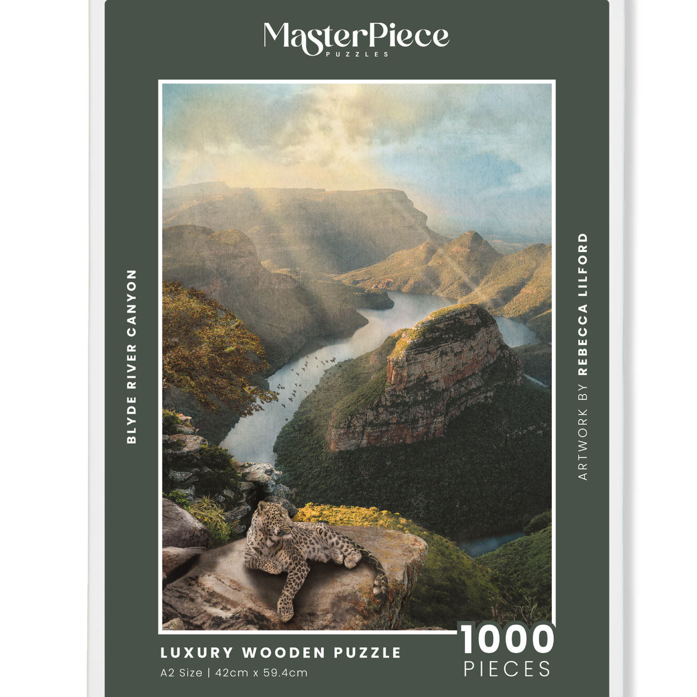 Blyde River Canyon is a MasterPiece wooden jigsaw puzzle from the African Odyssey poster series. Precision-cut from 3mm thick wood and expertly printed, our MasterPiece puzzles offer a tactile and satisfying puzzling experience like no other. They are perfect for art lovers, nature enthusiasts and anyone looking for a thoughtful gift.