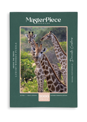 Above The Trees is a premium wooden jigsaw puzzle that features a beautiful photograph of Giraffes, taken by local photographer, Danielle Carstens. This puzzle is ideal for adults, wildlife lovers and gift buyers looking for something thoughtful and unique.
