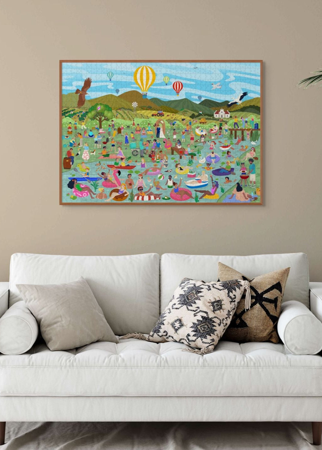 Along The Breede is a premium wooden jigsaw puzzle that features a vibrant and playful illustration that captures the energy of a summer day along the Breede river in the Western Cape. Bursting with intricate details, this puzzle is as fun to explore as it is to complete. This puzzle is ideal for adults, art lovers and gift buyers.