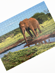 Among The Blossoms is a premium wooden jigsaw puzzle that features a beautiful photograph of an elephant. Perfect for wildlife lovers, nature enthusiasts and thoughtful gift buyers.