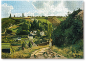 The Hermitage at Pontoise by Camille Pissarro