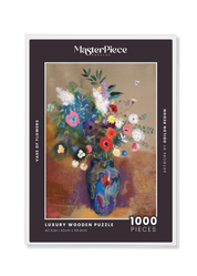 Vase of Flowers is a MasterPiece wooden jigsaw puzzle of Redon’s Vase of Flowers, a painting of vibrant floral composition with rich colour and detail.

Precision-cut from 3mm thick wood and expertly printed, our MasterPiece puzzles offer a tactile and satisfying puzzling experience like no other. They are perfect for classic art lovers, floral enthusiasts and anyone looking for a thoughtful gift. 